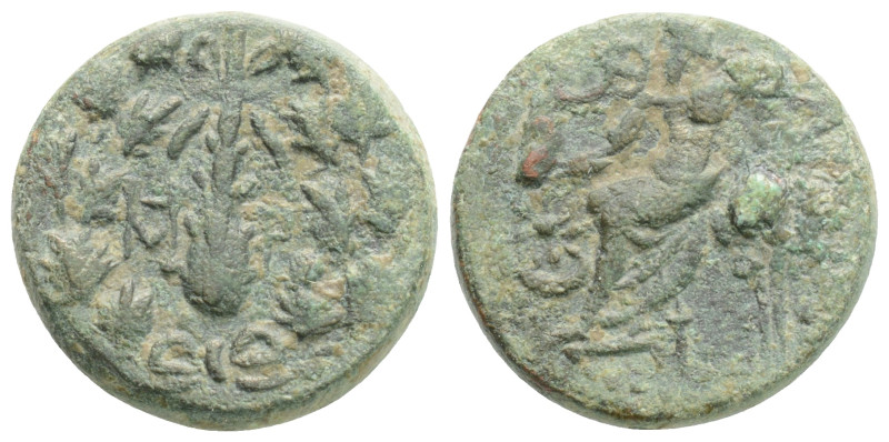 Cilicia, Tarsos Æ Circa 164-27 BC. 4,6 g. 17,6 mm.