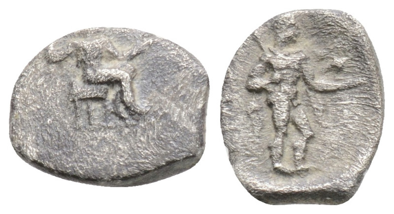 CILICIA. Tarsos. Tiribazos (Satrap of Lydia, 388-380). Obol. 0,63 g. 10,7 mm.