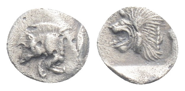 MYSIA. Kyzikos. Obol (Circa 450-400 BC). 0,32 g. 8,8 mm.