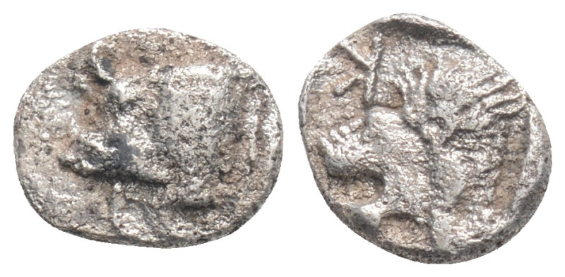 MYSIA. Kyzikos. Obol (Circa 450-400 BC). 0,64 g. 9,2 mm.