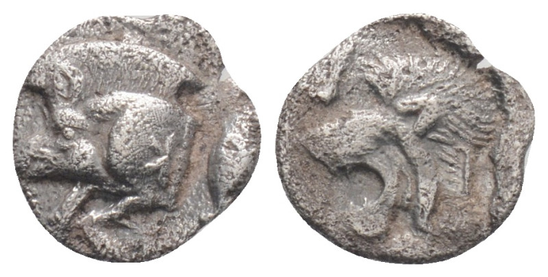 MYSIA. Kyzikos. Obol (Circa 450-400 BC). 0,38 g. 6 mm.