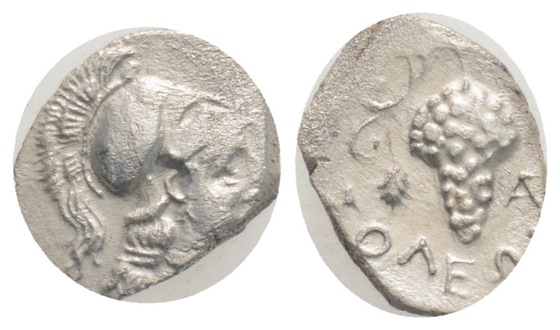 Greek CILICIA, Soloi (Circa 350-330 BC) AR Obol (10.9 mm, 0.7 g)