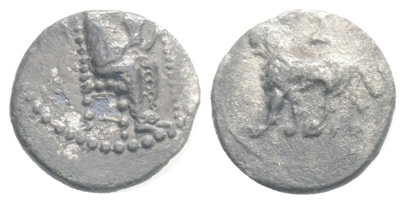 Greek CILICIA. Tarsos. Mazaios, satrap of Cilicia, (Circa 361/0-334 BC). AR Obol...