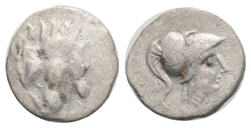 Greek Coins obol 0,58 g. 10,4 mm.