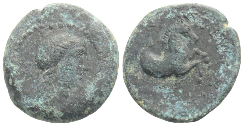 CILICIA. Seleukeia ad Kalykadnon. Ae (2nd century BC).4,2 g. 19,2 mm.