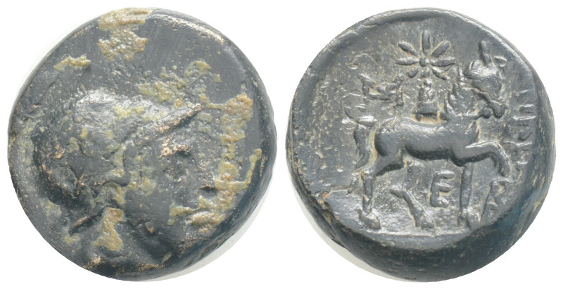 PHRYGIA. Epikteteis. Ae (2nd-1st centuries BC). 7,4 g. 19,1 mm.