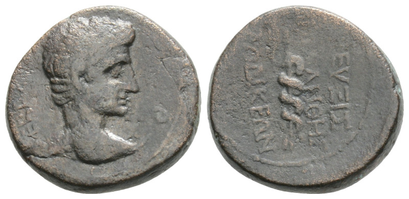 PHRYGIA. Laodicea ad Lycum. Augustus (27 BC-14 AD). Ae. 3,9 g. 16,7 mm.