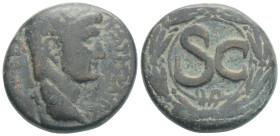 Roman Provincial Coins, SYRIA. Antioch. Claudius (41-54). As.14,4 g. 25,9 mm.