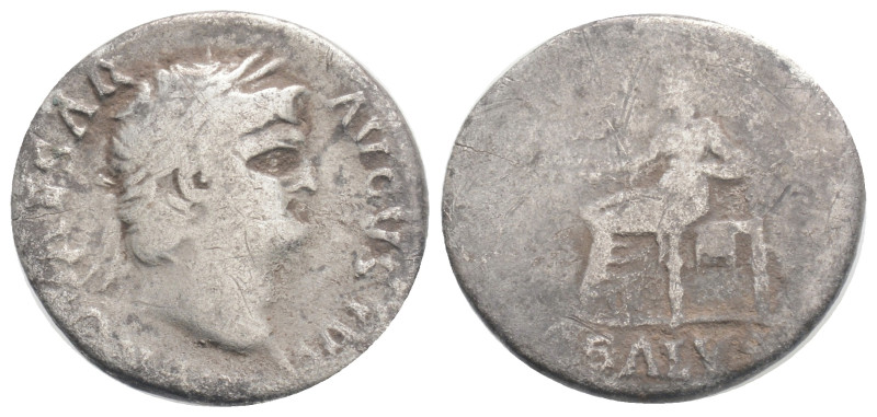 Nero (54-68). AR Denarius, 64-65 AD. 2,8 g. 18,6 mm.