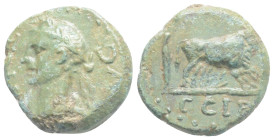 Roman Provincial, Augustus (27 BC-AD 14) AE Bronze (16 mm, 3,2 g)
