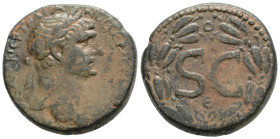 Roman Provincial
Seleucis and Pieria. Antioch. Trajan AD 98-117. As Æ, 16,4 g. 26,2 mm.