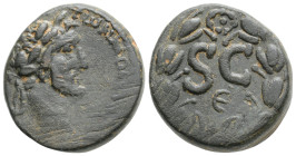 Roman Provincial
Seleucis and Pieria. Antioch. Antoninus Pius AD 138-161. Bronze Æ, 10,6 g. 22 mm.