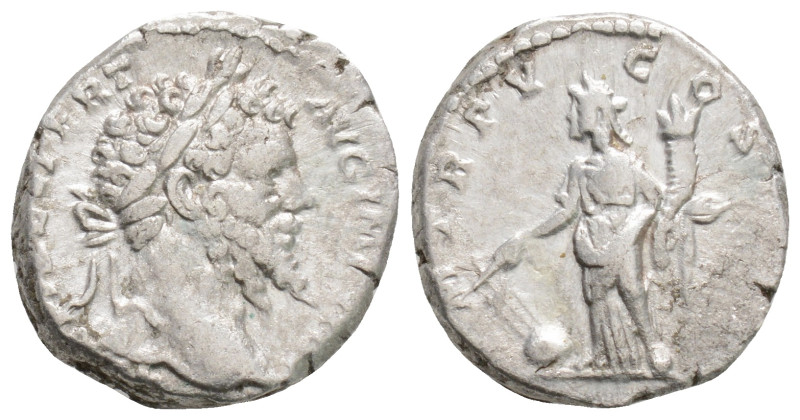 Roman Imperial
Septimius Severus AD 193-211. Rome, Denarius AR, 3,2 g. 17,4 mm.