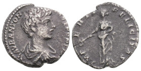 Roman Imperial Coins
Caracalla. A.D. 198-217. AR denarius. Rome, A.D. 206-210. 2,3 g. 17 mm.