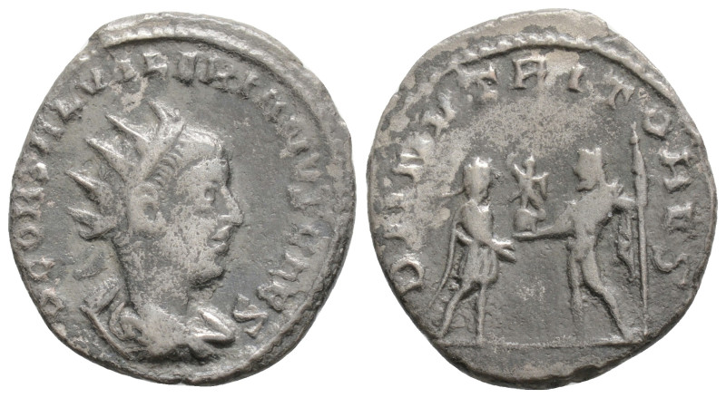 Valerianus I (253-260) - BI Antoninianus , 3,3 g. 21 mm.)
