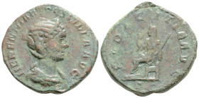 Herennia Etruscilla AD 249-251. Rome. As Æ, 20,6 g. 30,3 mm.