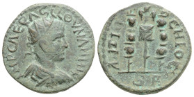 Roman Provincial coins, Pisidie, Antioche de Pisidie, Volusien, AE21, 251-253,AD 4,4 g. 20,8 mm.