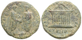 CILICIA. Anazarbus. Marcus Aurelius and Lucius Verus (161-169). Ae. 8,5 g. 23,1 mm.