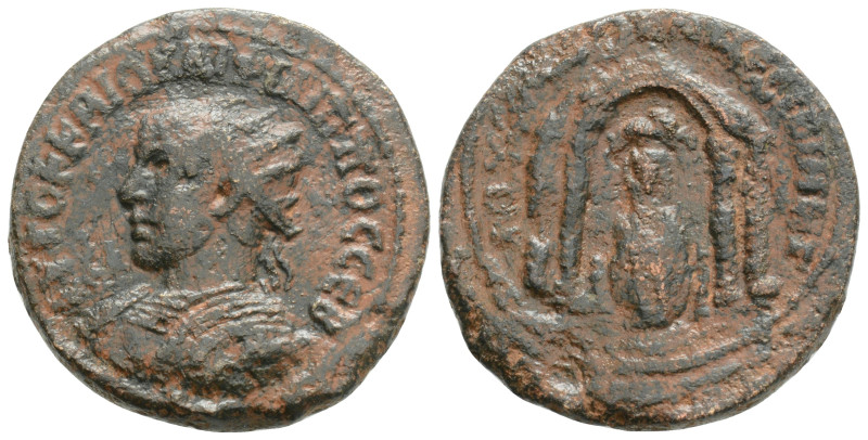 Roman Provincial
Mesopotamia, Nisibis, Philip II (244-249), AE, 9,1 g. 25,5 mm.