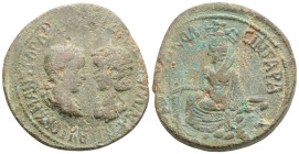 Roman Provincial 
Mesopotamia. Singara. Gordian and Tranquillina AD 238-244. Bronze Æ, 25 g. 32,2 mm.