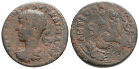 SYRIA, Seleucis and Pieria. Antioch. Elagabalus, 218-222. Tetrassarion (Bronze, 24,8 mm, 9,6 g,