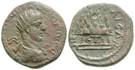 Roman Provincial Coins, Cappadocia. Caesarea. Elagabal AD 218-222.
Bronze Æ, 12,4 g.26,8 mm.