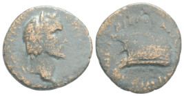 Roman Provincial Coins BITHYNIA. Nicomedia. Antoninus Pius (138-161). Ae. 3,5 g. 18,5 mm.