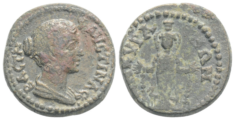 Roman Provincial Phrygia. Ankyra . Faustina II AD 147-175. Bronze Æ 19,1 mm., 4,...