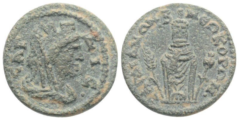 Roman Provincial Coins, Lydia. Sardeis . Pseudo-autonomous issue AD 198-222. Bro...