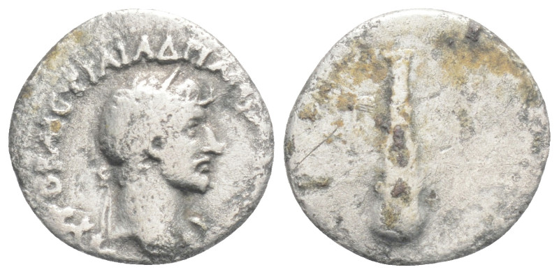 Roman Provincial Cappadocia. Caesarea. Hadrian AD 117-138. Hemidrachm AR, 1,2 g....