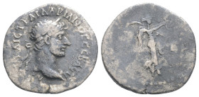 Roman Provincial Cappadocia. Caesarea. Hadrian AD 117-138. Hemidrachm AR, 1,4 g. 16,3 mm.