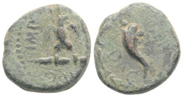 Roman Provincial Coins UNCERTAIN. Uncertain. Trajan (117-138). Ae.2,7 g. 17,6 mm.