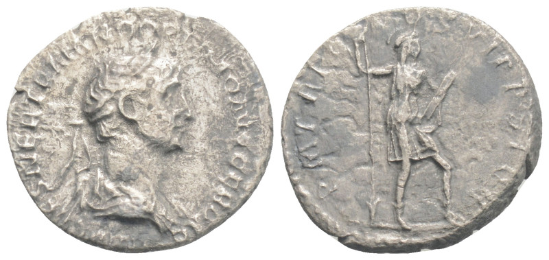 Roman Imperial
Roman Empire, Trajan 98-117, Denarius, 2.6 g. 18,4 mm.