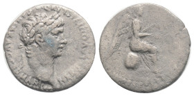 Roman Provincial, Nero AR Hemidrachm of Caesarea, Cappadocia. AD 54-68. 1,5 g. 14,8 mm.
