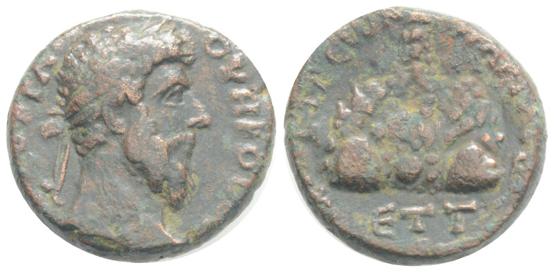 Roman Provincial, Cappadocia. Caesarea. Lucius Verus AD 161-169. Bronze Æ, 7,6 g...