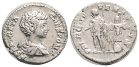 Roman Empire, Geta (Caesar) 198-208, Denarius, 3,2 g: 18,9 mm.