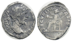 Septimius Severus (AD 193-211). AR Denarius (2.8 g. 20,1 mm).