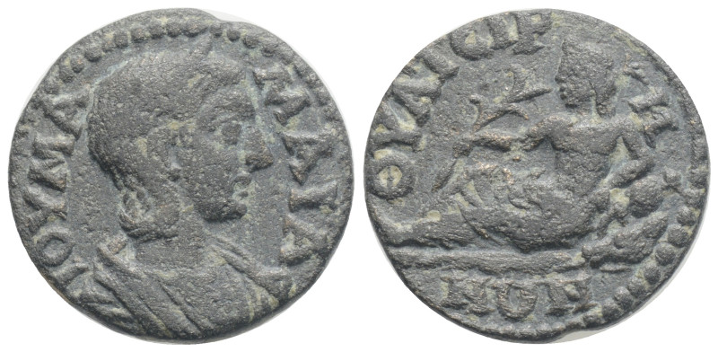 Roman Provincial
Lydia. Thyateira . Julia Mamaea AD 225-235. Bronze Æ, 4,8 g. 21...