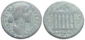 Roman Provincial
Phrygia, Docimeum. Faustina II Augusta, 147-175 AD. AE. 10,6 g. 26,2 mm.