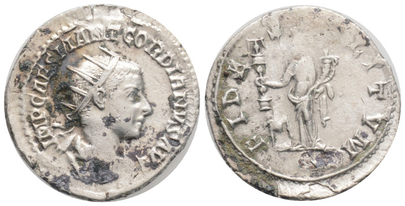 Gordian III, 238-244 Denarius Rome 241, AR 22,9 mm., 3.7 g.