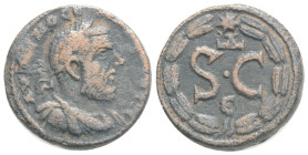 Roman Provincial
Seleucis and Pieria. Antioch. Macrinus AD 217-218. Bronze Æ, 6,1 g. 19 mm.