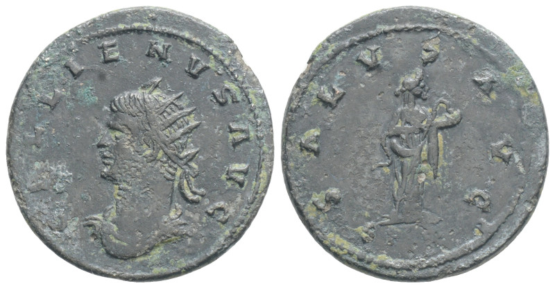 Gallienus AD 253-268. Antoninianus Æ, silvered, 21,6 mm, 3,3 g