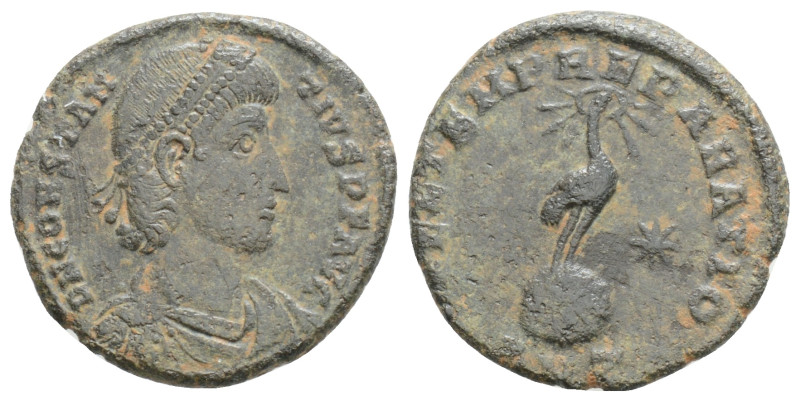 Roman Imperial
Constantius II AD 337-361. Siscia. Follis Æ, 2,1 g. 17,4 mm.