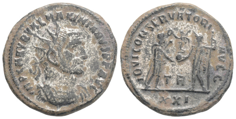 Roman Imperial
Maximianus Herculius AD 286-305. Tripolis. Antoninianus Æ, 3,7 g....