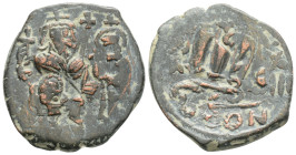 Byzantine coins, AE Follis, 6,4 g. 26,4 mm.