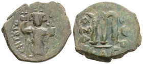 Byzantine coins, AE Follis, 4,8 g. 25,6 mm.