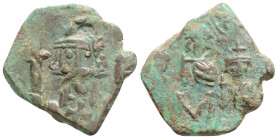 Byzantine coins, AE Follis, 3,5 g. 22,1 mm.