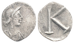 Byzantine
Anonymous, time of Justinian I, circa 530. Half Siliqua (Silver, 12,2 mm, 0,46 g, ), Constantinopolis