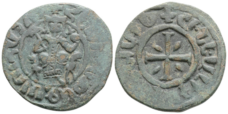 Medieval Armenia, Hetoum I (1226-1270 AD) AE (30,7 mm, 10,2 g)