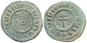 Medieval Armenia, Cilician Armenia, Levon I (1198-1219 AD) AE Tank (5,5 mm, 27,5 g)